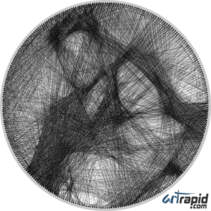Circular string ArtRapid String Art Generator
